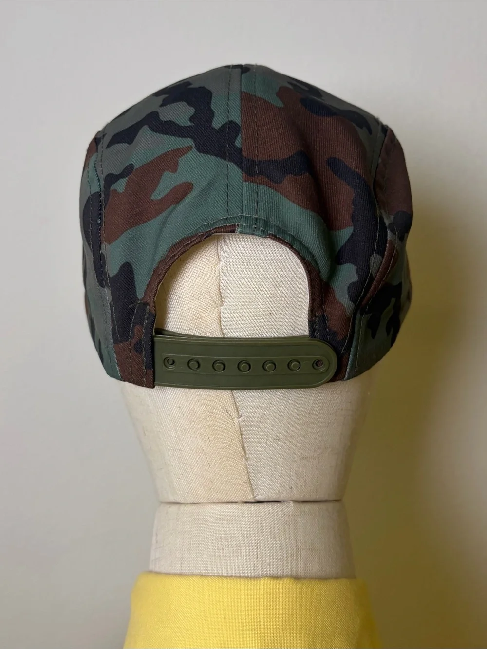 Boys Camo Print 5-Panel Hat with Mountain Patch NWOT One Size